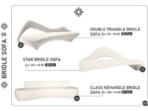 Star / Double Triangle / Class No-Handle Bridle Sofas