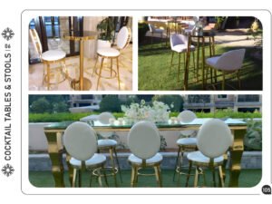 Cocktail Tables & Bar Stools Collection