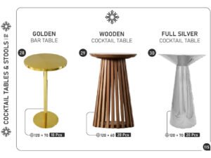 Premium Bar & Cocktail Tables