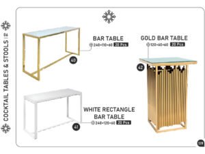 Modern Bar Table Series