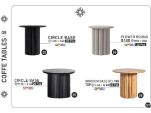 Circle & Flower Coffee Tables