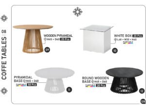 Wood & Modern Mix Coffee Tables