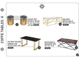 Rectangular & Curve-Top Tables