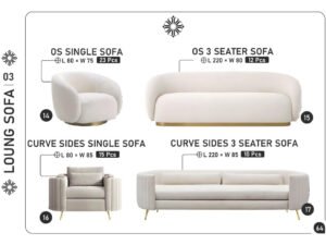 OS & Curve Sides Sofa Collection