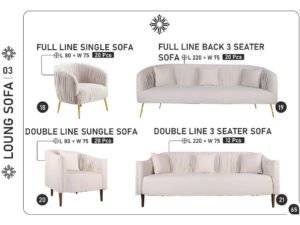 Full Line & Double Line Sofa Collection