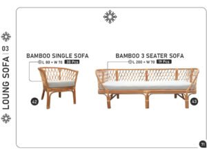 Bamboo Sofa Collection