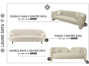 Double Hand & Panda 3-Seater Collection